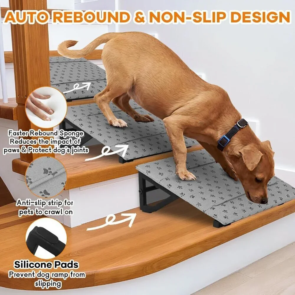 Dog Ramp with Anti-Slip Bump for Stairs